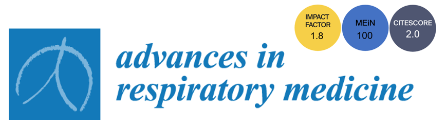 „Advances in Respiratory Medicine” doceniony!